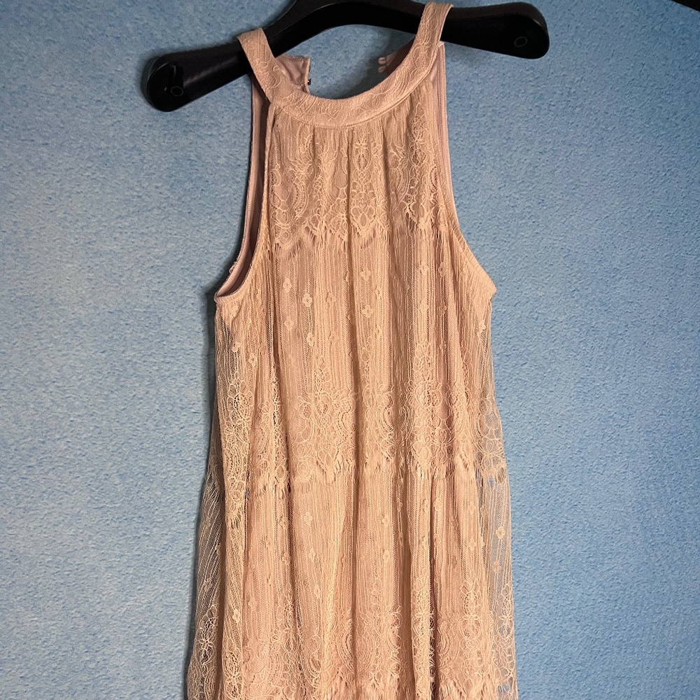 Cream Lace Dress